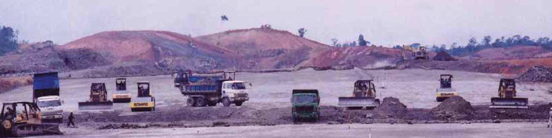 Runway Preparation Works, New Bintulu Airport